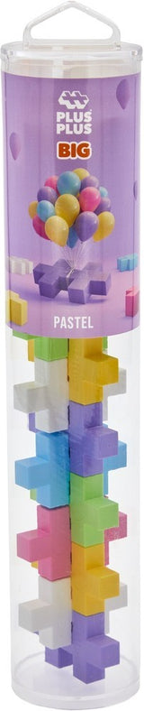 Plus Plus Tube Pastell groß Plus-Plus: 15 Stück (3225)