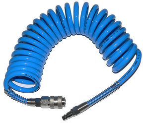 Adler pneumatische buis blauw 8*12* 5m polyurethaan