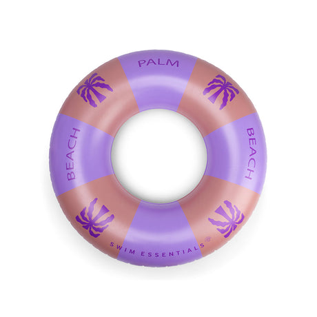 Palmen | Lila-Orange-Schwimmbecken 120 cm