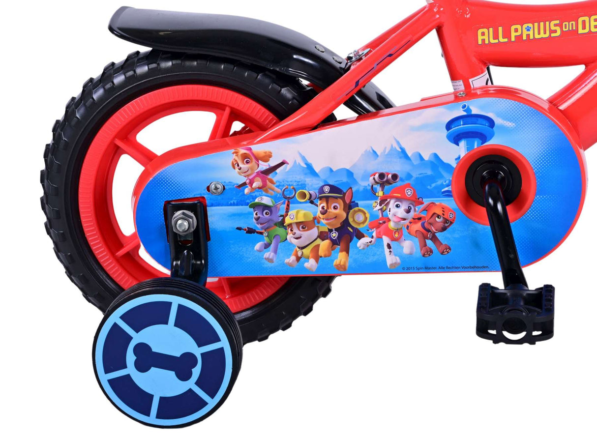Paw Patrol Kinderbike Jungen 10 Zoll rot blau gründlich