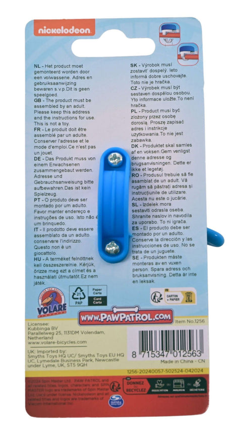 Paw Patrol Fahrradklingel – Jungen – Blau