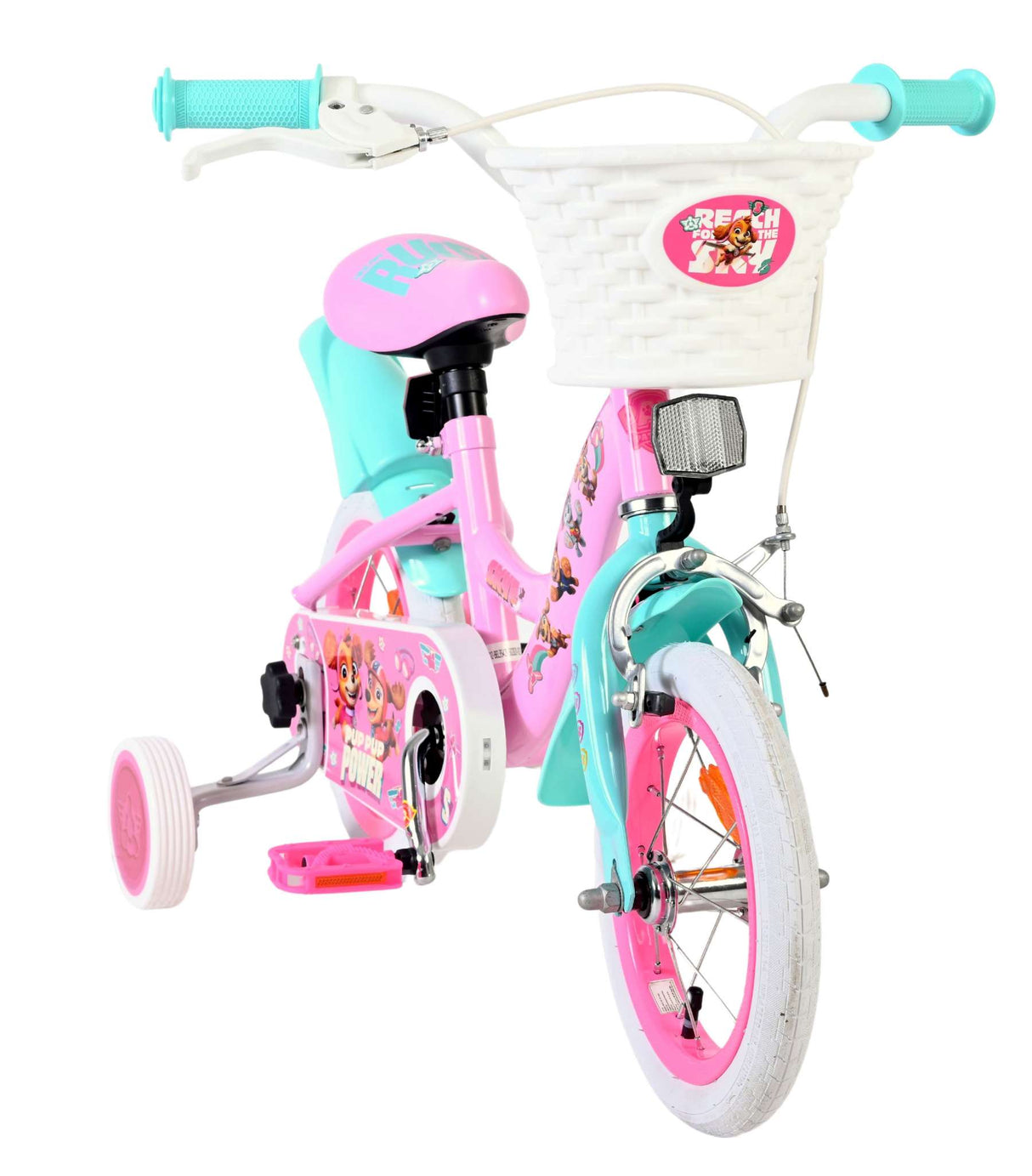 Paw Patrol Kinderfahrrad – Mädchen – 12 Zoll – Rosa