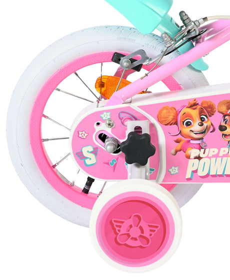 Paw Patrol Kinderfahrrad – Mädchen – 12 Zoll – Pink – zwei Handbremsen