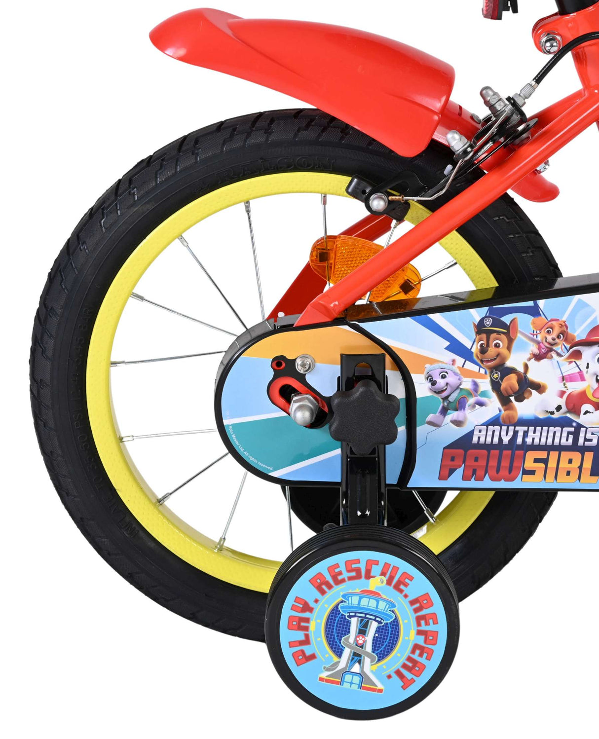 Paw Patrol Kinderfahrrad – Jungen – 14 Zoll – zwei Handbremsen