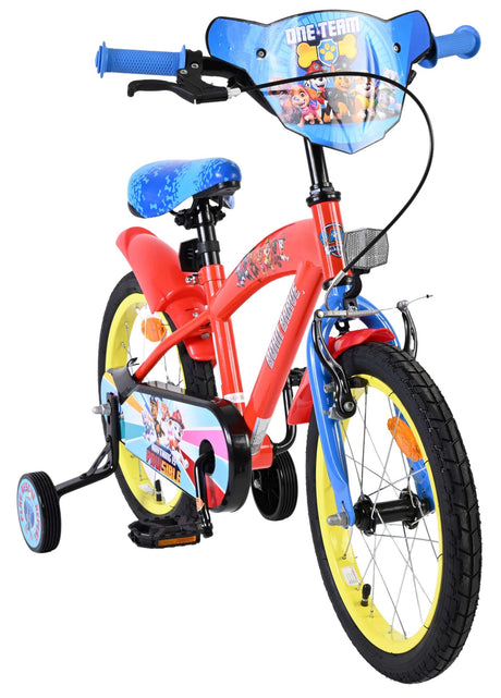 Paw Patrol Kinderfahrrad – Jungen – 16 Zoll – Rot Blau