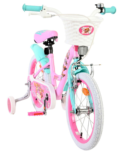 Paw Patrol Kinderfahrrad – Mädchen – 16 Zoll – Rosa