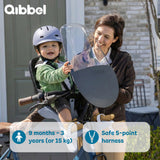Qibbel voorzitje air zwart bruin
