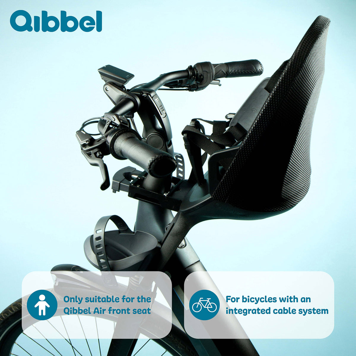 Qibbel Air Vordersitz inkl. Adapter 1? bekommen. Kabel schwarz