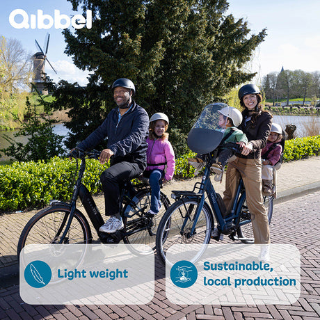 Qibbel Rücksitz Junior Mik HD schwarz komplett Q350