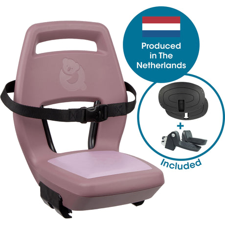 Qibbel Rücksitz Junior 6+ Gepäckträger rosa