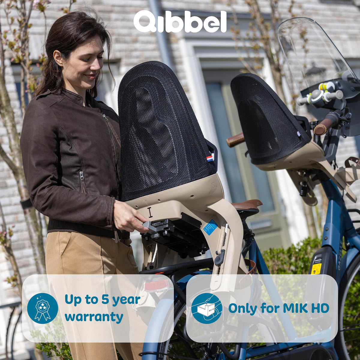 Widek b.v. Qibbel Air Rücksitz Salbeigrün Mik-HD Q765