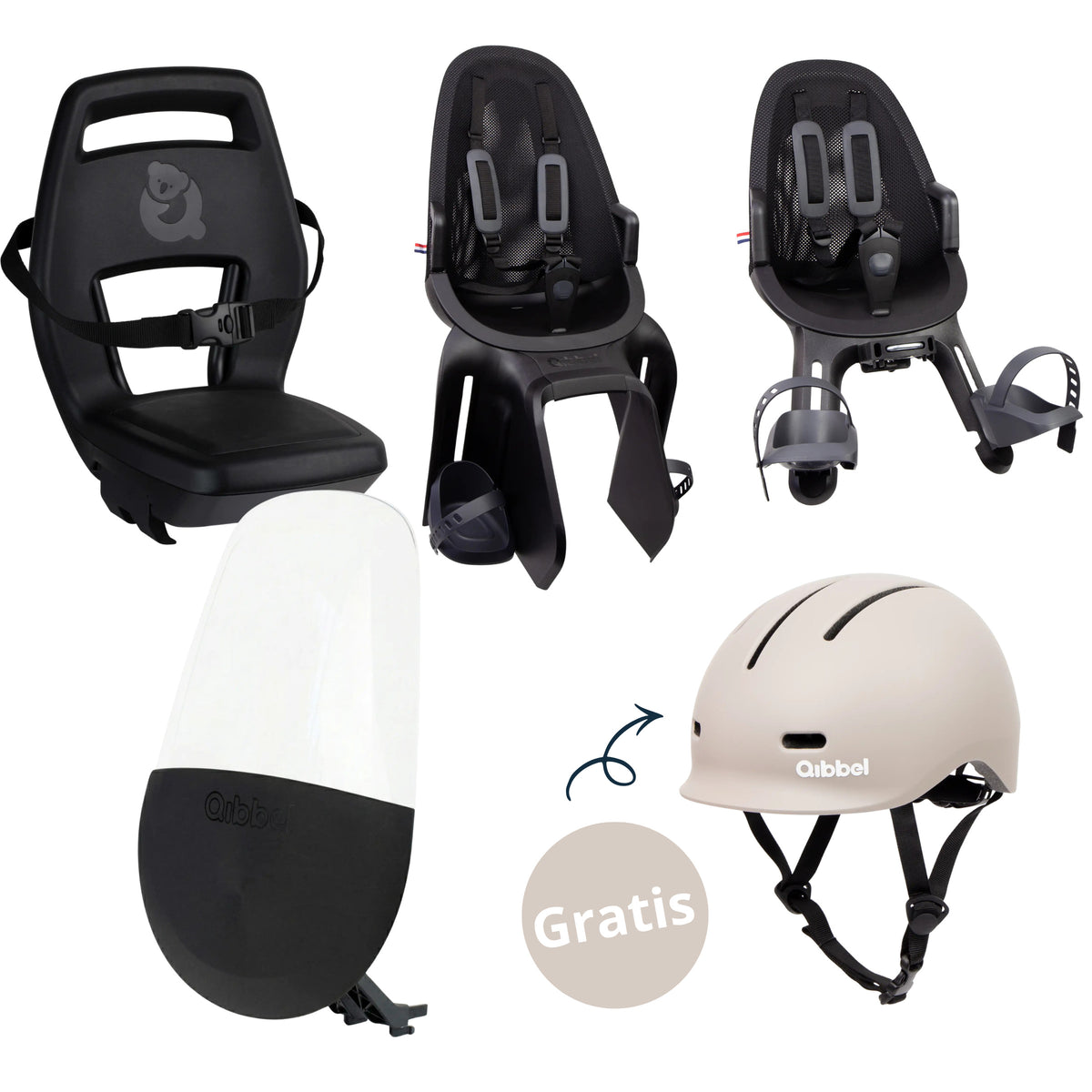 Qibbel essentials kinderzitjes pakket 3
