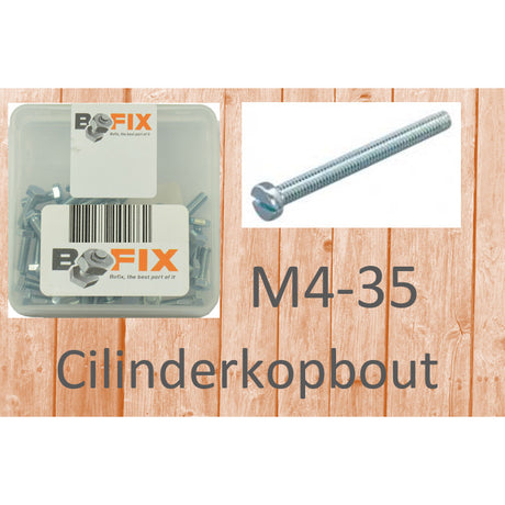 Bofix -Zylinderkopfschraube M4x35 verzinkt (50.)