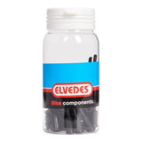 Elvedes Kabelkappenspitze 5 mm PVC schwarz (50 Stück)