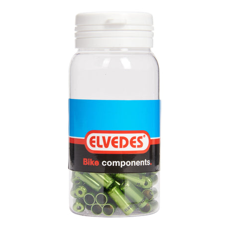 Elvedes Kabelkappe 5mm versiegeltes Alu grün (50Stk)