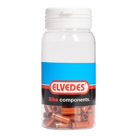Elvedes Kabelkappe 4,2mm Dichtung Alu Orange (50Stk)