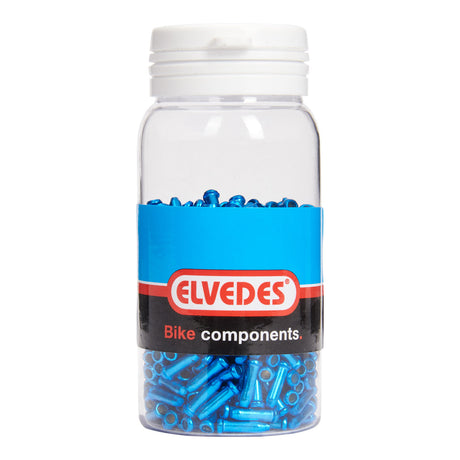 Elvedes Anti-Fray-Kappen 2,3 mm blau (500x) Alaun. elv2012014