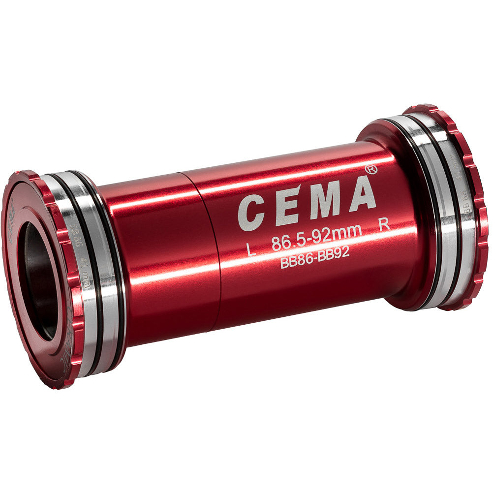Cema Bracketas BB86-BB92 INT. Shimano-RVS rot