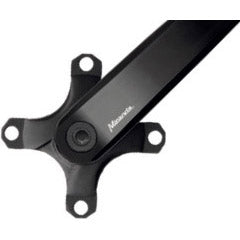 Miranda  Delta  Kurbelgarnitur Z Leaf BCD104 Gates, 170 mm, mattschwarz