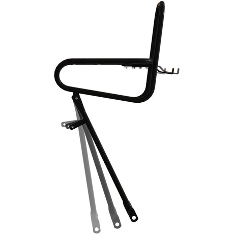 STECO -Vorderträger glatt 25 cm Kroonbout Matte Schwarz