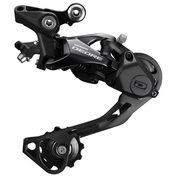 Shimano Schaltwerk Deore 10V Shadow+ mittlerer Käfig schwarz