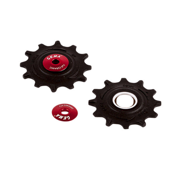 Cema Deraaleur Swies PVC SRAM XX1 XO1 Edelstahl-Keram. Schwarz