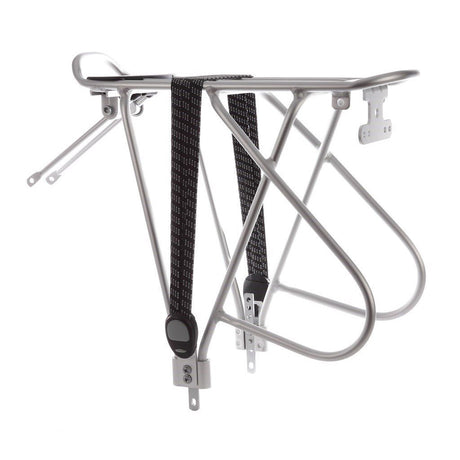 Massenbeladung Achterdrager Alu mit Spinbinder, Silber