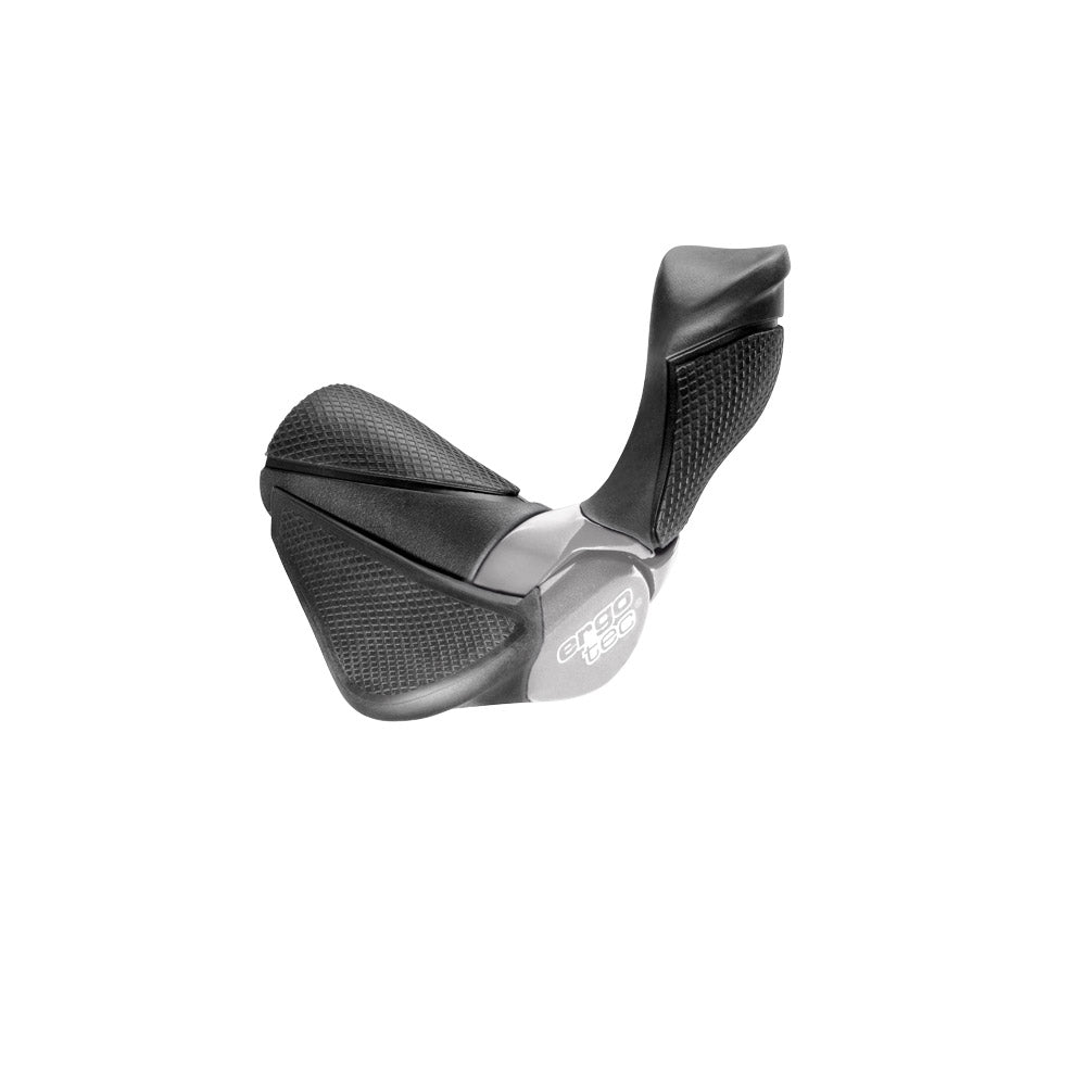 Ergotec Griffpaar MF2 Kraton Aluminium 130 + 87 mm - Schwarz