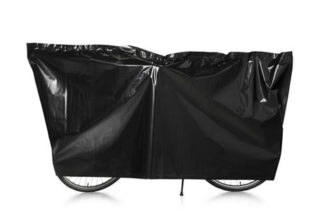 VK -Fahrradschutzabdeckung - Schwarzer Polyethylen -Fahrradabdeckung (100x220 cm)