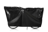 VK -Fahrradschutzabdeckung - Schwarzer Polyethylen -Fahrradabdeckung (100x220 cm)