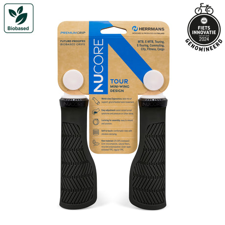 Herrmans Griffset Nucore Tour Wave 130 130 mm schwarz