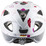 Alpina Sports Kinderhelm Ximo White Hearts 45-49 Glanz