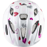 Alpina Sports Kinderhelm Ximo White Hearts 47-51 Glanz