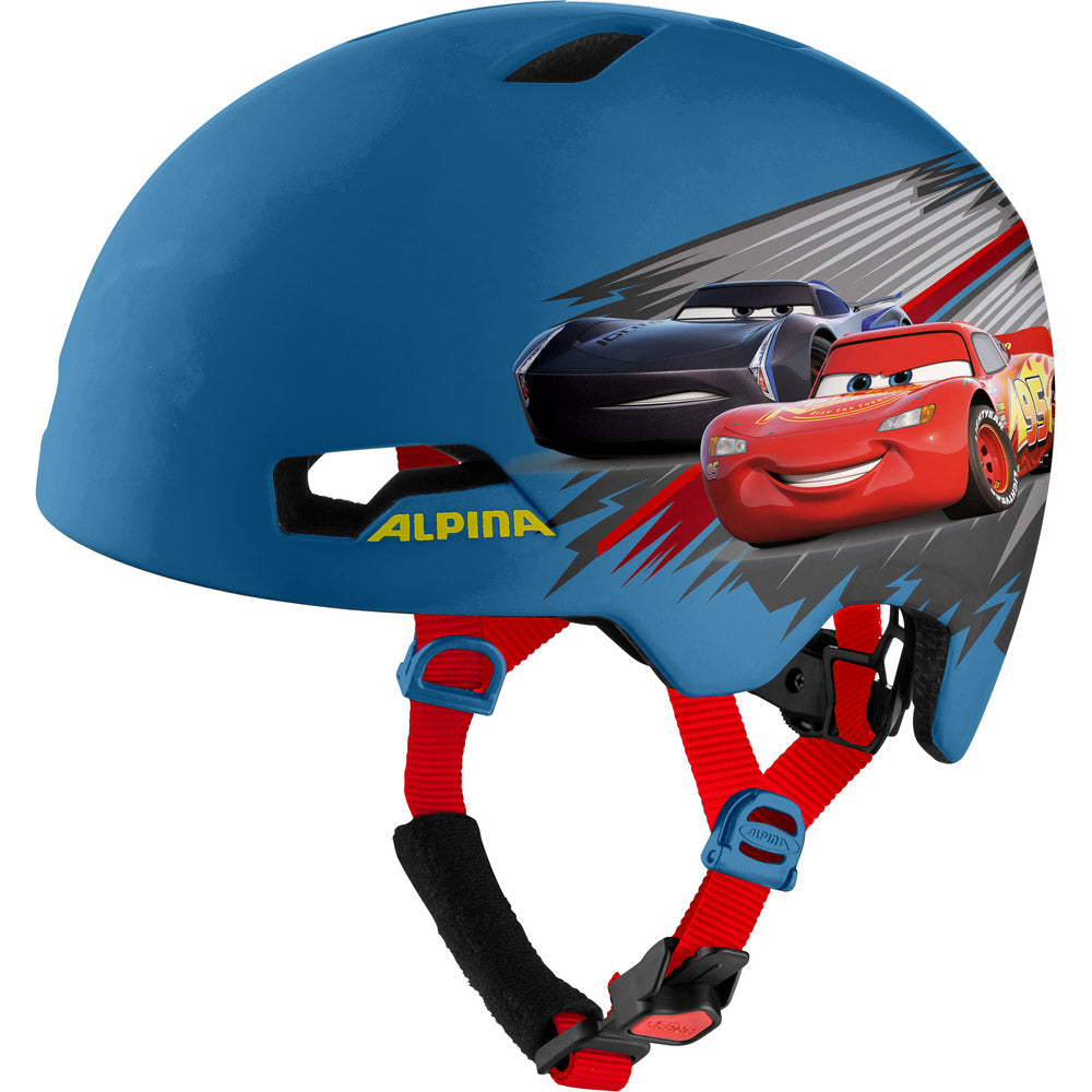 Olympische Sportbekleidung Alpina Sportlerhelm Disney Cars 51-56 Matte