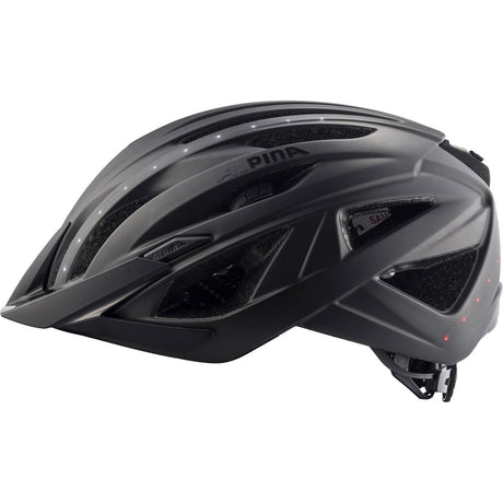 Alpina Sports Urban Helm Haga LED 51-56 Mattschwarz