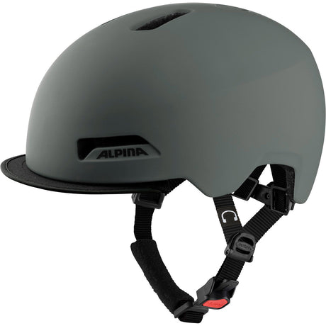 Olympische Sportbekleidung Alpina Sports Urban Helm Brooklyn 57-61 mattgrau