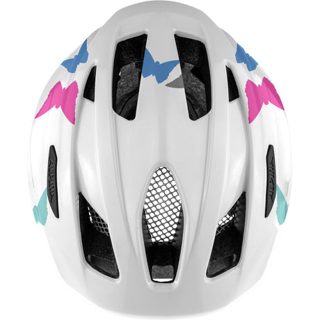 Olympische Sportbekleidung Alpina Sportlerhelm Pico Pearlwhite Schmetterlinge 50-55
