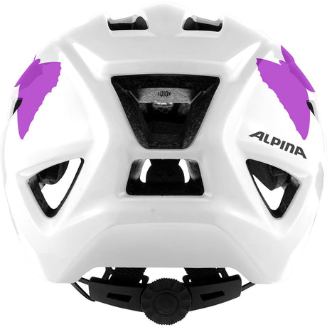 Olympische Sportbekleidung Alpina Sportlerhelm Pico Pearlwhite Schmetterlinge 50-55