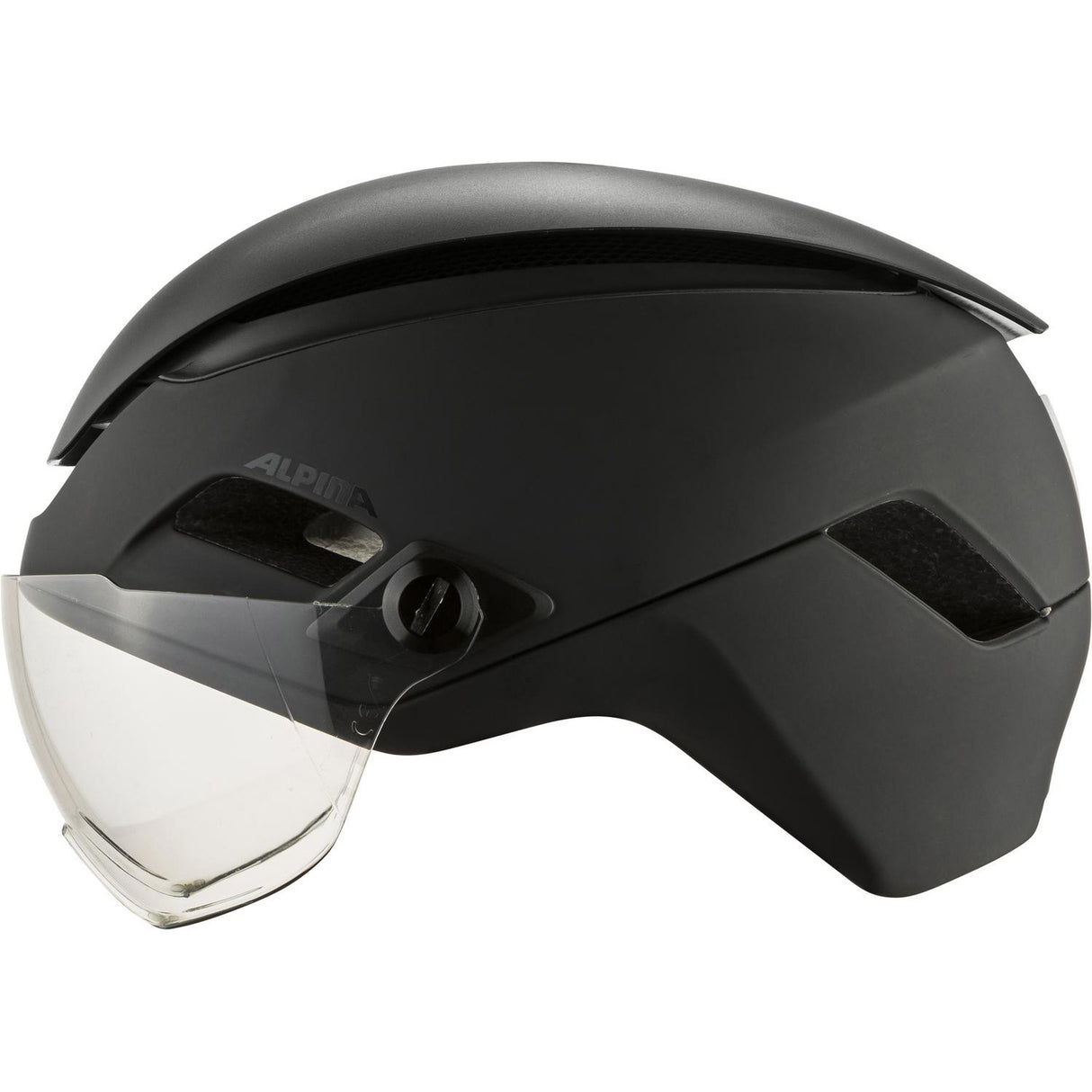Olympische Sportbekleidung Alpina Sport Urban Helm Altona 57-62 Matt Black