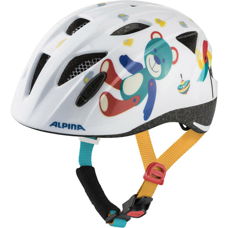 Alpina Sports Kinderhelm Ximo White Bear 47-51 Glanz