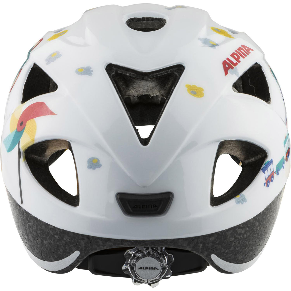 Alpina Sports Kinderhelm Ximo White Bear 49-54 Glanz