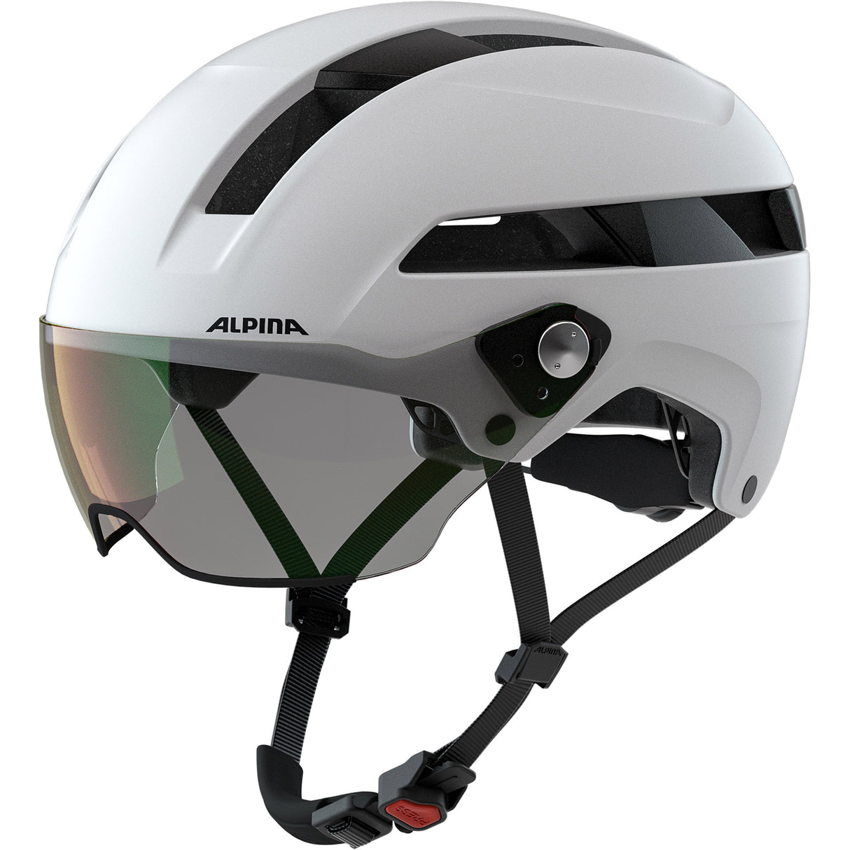 Alpina Sports Urban Helm Soho Visier V 55-59 mattweiß
