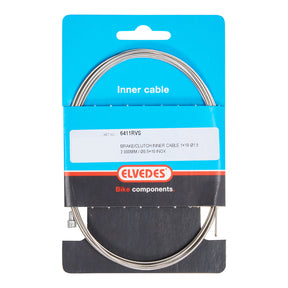 ELVEDES REM BINNENKABEL 2000 mm (10) V-Nipple Edelstahl 6411RVs 10