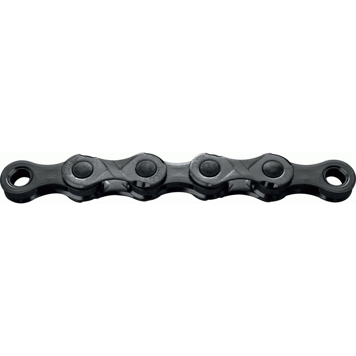 KMC Halskette E12 BlackTech, 1 2x11 128, 130 Links, 5,2 mm Stift, 12-Gang