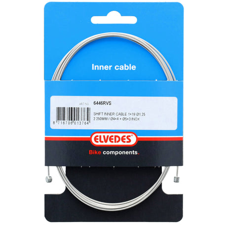 Elvedes Link Innenzug 2250 mm Edelstahl �1,25 mm n T-Nippel
