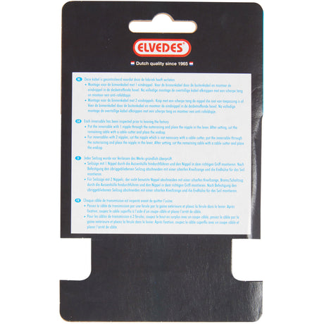 ELVEDES 6473 Edelstahl Indoor -Kabel -Kabel -Trommelbrems -Tonne -Peer mit Stelbout auf der Karte