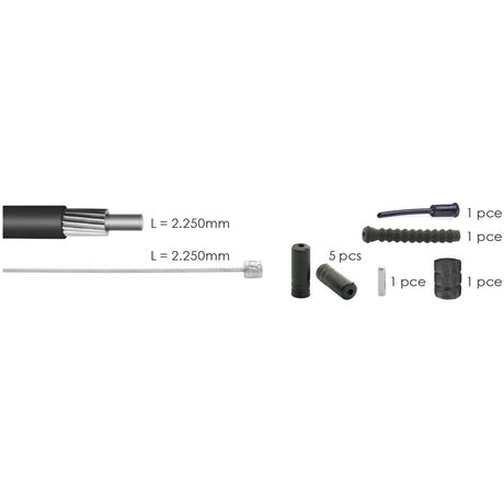 ELVEDES Switch Cabel Kit Univ. Schwarz 2021040