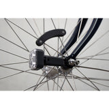 Fahrradbeleuchtung AMS Constant Stahl rot weiß 4-teilig