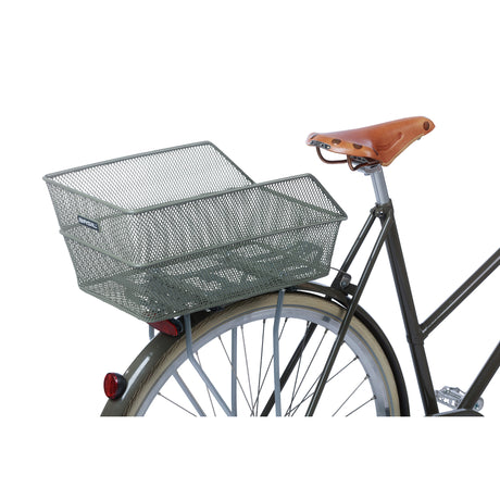Basilikum Cento - Fahrradkorb - auf der Rückseite - Olivengrün