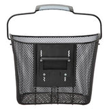 Newlooxs Tuscany Klickfix – abnehmbarer Fahrradkorb – Lenker – 19 Liter – Stahl – Schwarz
